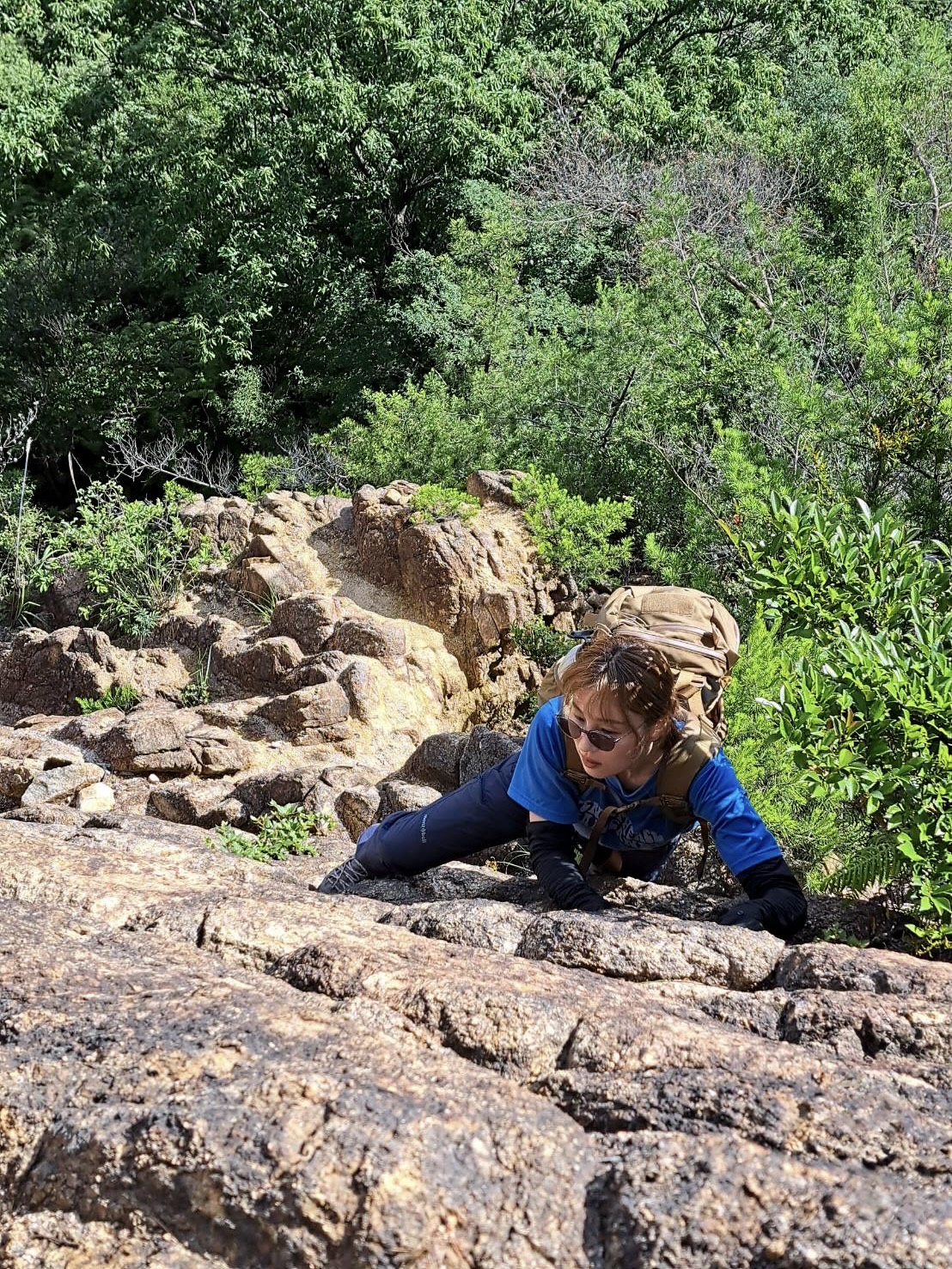 六甲山 初のクライミング